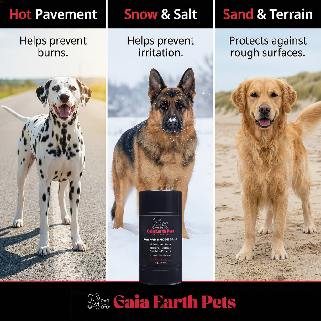 Gaia Earth Pets Paw Balm – Plant-Based Protection for Dry, Cracked Paws & Nose