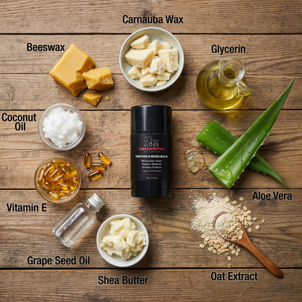 Gaia Earth Pets Paw Balm – Plant-Based Protection for Dry, Cracked Paws & Nose